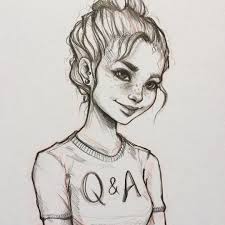 Q A Thought This Would Be The Perfect Time To Do This Since I May Not Be Drawing For A Few Days As Well As Getting Q Art Pencil Art Drawings Kawaii