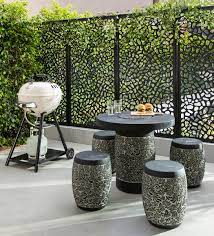 Small Space Chic Outdoor Inspiration Package At Bunnings Warehouse Alfresco De Outdoor Furniture Small Space Outdoor Furniture Design Townhouse Landscaping