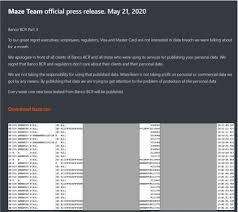 Ușor de utilizat și acceptate de magazine tradiționale și online, ele sunt extrem de utile celor care lucrează în străinătate. Maze Ransomware Operators Leak Credit Card Data From Costa Rica S Bcr Bank Cybercureme