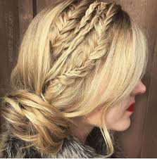 Part your hair down the middle and begin braiding at the scalp. Side Bun Hairstyles 9 Inspirational Updos For Any Occasion