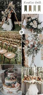 Top 9 Fall Wedding Color Schemes For 2019 Sage Green Rustic Weddings Wedding Centerpieces Sage Green Wedding Colors Green Wedding Colors Rustic Wedding Colors