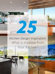 Love how the splashback is not individually tiled, just one smooth wall. 25 Kitchen Design Inspiration What Is The View From Your Kitchen Window Home Design Lover