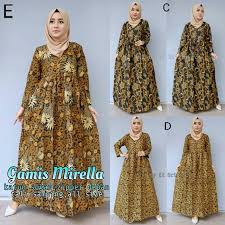 Batik menjadi satu ciri khas yang terus dilestarikan. 35 Model Baju Gamis Batik Terpopuler 2021 Model Baju Muslim Kebaya Modern Model Baju Muslim Kebaya Modern