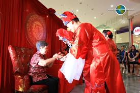Adat penyesuaian balak pengantin dijalankan terlebih dahulu.terdapat 21 aspek perlu diambil kira untuk menentukan kesesuaian pasangan bakal pengantin dengan cara tilikan dimanak hindu. Upacara Tradisional Perkahwinan Orang Cina Di Pulau Pinang