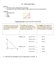 Solve word problems involving right triangles and trigonometric ratios. How To Find Ratios Of Right Triangles