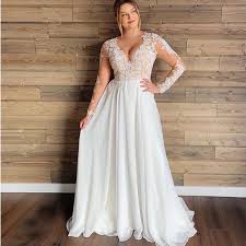 Discover the latest dresses with asos. Plus Size Wedding Dress 2020 Long Sleeves Chiffon Appliques Beach Bridal Dress Long Sleeves Cheap High Quality Wedding Gowns Wedding Dresses Aliexpress