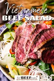 Honey sesame asian salad dressing tidy mom. You Are Going To Love This Easy Rice Noodle Salad Vietnamese Beef Salad Is Thinly Sliced Steak Ove Delicious Salads Best Beef Recipes Delicious Healthy Salads