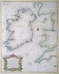 Antique Nautical Charts 18th Century Nautical Sea Chart Of