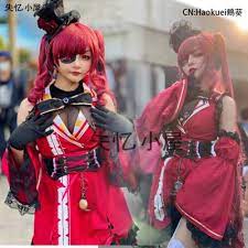 Amazon.com: VTuber Houshou Marine Cosplay Costume Women Cute Uniforms  Gothic Lolita Dress Halloween Carnival Costumes (Female L) Red : Clothing,  Shoes & Jewelry