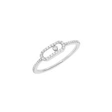 Des créations en diamant élégantes et sophistiquées qui. Messika White Gold Ring With Diamonds Move Uno Pave 5605mk5630 Wg Pere Quera 1887