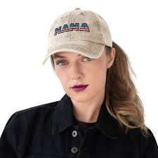 Buy Nana Hat, Embroidered American Flag Nana Vintage Hat, Grandma Hat, Nana  Gifts, Grandma Gifts, Mothers Day Gifts. Online in India