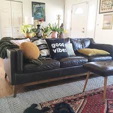 Worthington Oxford Brown Sofa Black Sofa Living Room Decor Black Sofa Living Room Black Couch Living Room