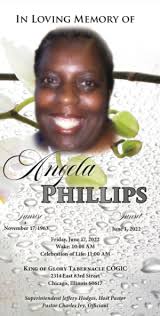 Obituary for Angela Phillips