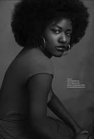 Black African American Woman In Classic Portrait Pose Black And White Image My Black Is Beautiful Black Beauties Black Is Beautiful