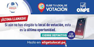Maybe you would like to learn more about one of these? Elecciones 2021 Onpe Amplia Fecha Para Elegir Local De Votacion