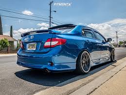 The 2009 toyota corolla is ranked #6 in 2009 compact cars by u.s. 2009 Toyota Corolla S With 18x9 5 Weds Kranze Cerberus And Achilles 215x35 On Coilovers 851984 Fitment Industries