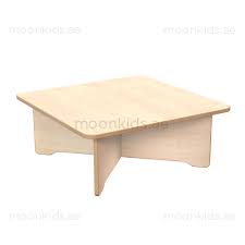 Metal base with black powdercoat finish. Activity Play Table Moon Kids