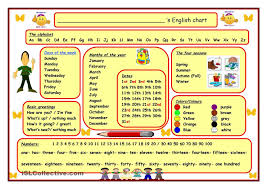 One Two Three Four Five Six Seven Eight Nine 10 11 12 13 14 15 16 17 18 19 20 English Wall Chart Printable Chart Seasons Worksheets Alphabet Printables