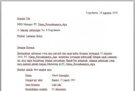 Download Contoh Surat Lamaran Kerja Resume Serbabisnis Di 2020 Riwayat Hidup Pimpinan Sampul Buku
