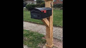 Color black (19) white (13). Diy Mailbox Post Youtube