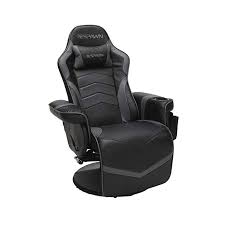 Amazon Com Respawn 900 Racing Style Gaming Recliner Reclining Gaming Chair In Gray Rsp 900 Gry Kitchen Dining In 2020 Gaming Chair Chair Recliner