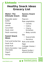 Pin By Listonic Smart Shopping List On Shopping List Listonic Healthy Snacks Healthy Healthy Eating Guidelines