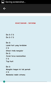 ( korus ) bayang mekar di dalam jiwaku bersebelahan tanganku tak mungkin aku terlupa. Bayang Khai Bahar Lirik Chord For Android Apk Download