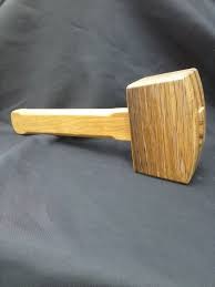 Traditional Wooden Mallet Woodworking Mallet White Oak Etsy Woodworking Woodworking Mallet Woodworking Tools