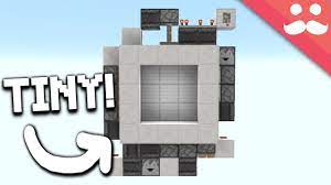 3x3 spiral door compact and fast! minecraft: Smallest 3x3 Piston Door I Have Ever Seen Youtube