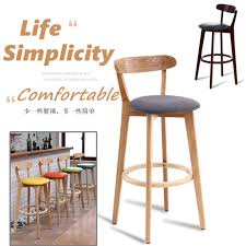 4.6 out of 5 stars 86. Solid Wood Chair Bar Chair High Footstool Wooden Chair Chair High Chair Stool Shopee Singapore