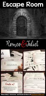 Romeo and juliet quotes by william shakespeare. Romeo And Juliet Escape Room Review Activity Freshman English Teaching Shakespeare Figurative Language