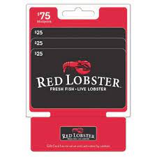 Choose from over 200 egift cards! Red Lobster 75 Value Gift Cards 3 X 25 Sam S Club