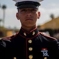 Pfc. Dominic Camacho, the 18-year-old guide of Platoon