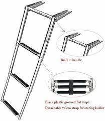 Ad Ebay Url 3 Step Telescoping Swim Marine Boat Ladder Stainless Built Handle Amarine Made Boat Ladder Marine Boat Marine
