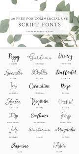 20 Gorgeous Free For Commercial Use Script Fonts For Your Craft Projects Commercial Fonts Cricut Fonts Wedding Invitation Fonts