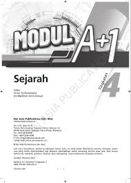 Modul A 1 Sejarah Tingkatan 4 Membalik Buku Halaman 1 21 Anyflip