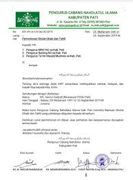 Rekomendasi dari kepala desa setempat diatas kop surat Contoh Kop Surat Nahdlatul Ulama Contoh Kop Surat