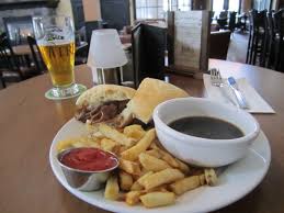 Roast beef might sound fancy and complicated to make, but it's actually quite simple! French Dip Wikipedia