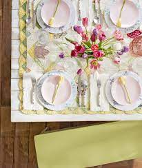 Display your selection of wines and breads in a picnic basket for a stylish centerpiece. 20 Spring Party Themes Spring Party Ideas