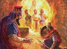 In daniel chapter 3, the narrative of shadrach, meshach and abednego describes how they were sent into a blazing fiery furnace because of their stand to exclusively serve their god alone. My Treasure Box Shadrach Meshach Abednego
