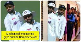 We have collected some of the best memes shared by tweeple, check them out India Vs England Test 1 Top 10 Kohli Sharma Memes From Day 1 Of Chepauk Match In Chennai