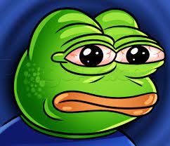 Pepe the frog is a cartoon character that has become a popular internet meme (often referred to as the sad frog meme by people unfamiliar with the name of the character). Pin On T