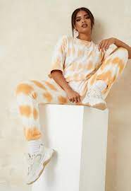 Discounted shoes, clothing, accessories and more at 6pm.com! Tall Camel Tie Dye Oversized T Shirt And Joggers Co Ord Set Missguided