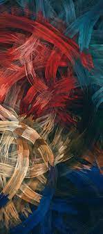 Brush Strokes Red Orange Blue Wallpaper Clean Galaxy Colour Abstract Di Abstract Iphone Wallpaper Oneplus Wallpapers Samsung Wallpaper