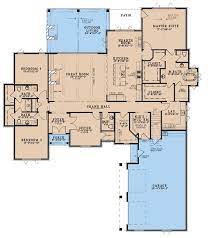 L Shaped House Plans With Side Garages