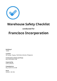 If your organisation uses volunteers and is covered by the work health. General Facility Safety Inspection Checklist Hse Images Videos Gallery