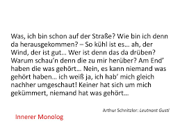Der innere monolog ist ein selbstgespräch. Hot Viral Innerer Monolog Beispieltexte Innerer Monolog Ein Innerer Monolog Bedient Sich Innerer Monolog Beispiel