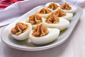 Uova Alla Diavola In 2020 Deviled Eggs Recipe Classic Traditional Deviled Egg Recipe Sicilian Recipes