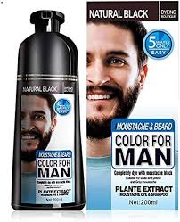 Beard Dye for Men, Black Beard and Hair Coloring Shampoo, Darkening Beard  Wash, Simple to Use Temporary Beard Mustache Dye Last 30 days Natural  Ingredients Beard Care 200ML price in Saudi Arabia |
