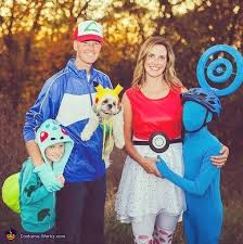 Diy ash ketchum pokemon costume hobbies on a bud Pokemon Go Family Costume Idea Mind Blowing Diy Costumes